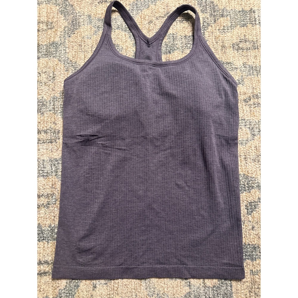 Lululemon Ebb To Street Tank Purple Size 10 Pristine Condition